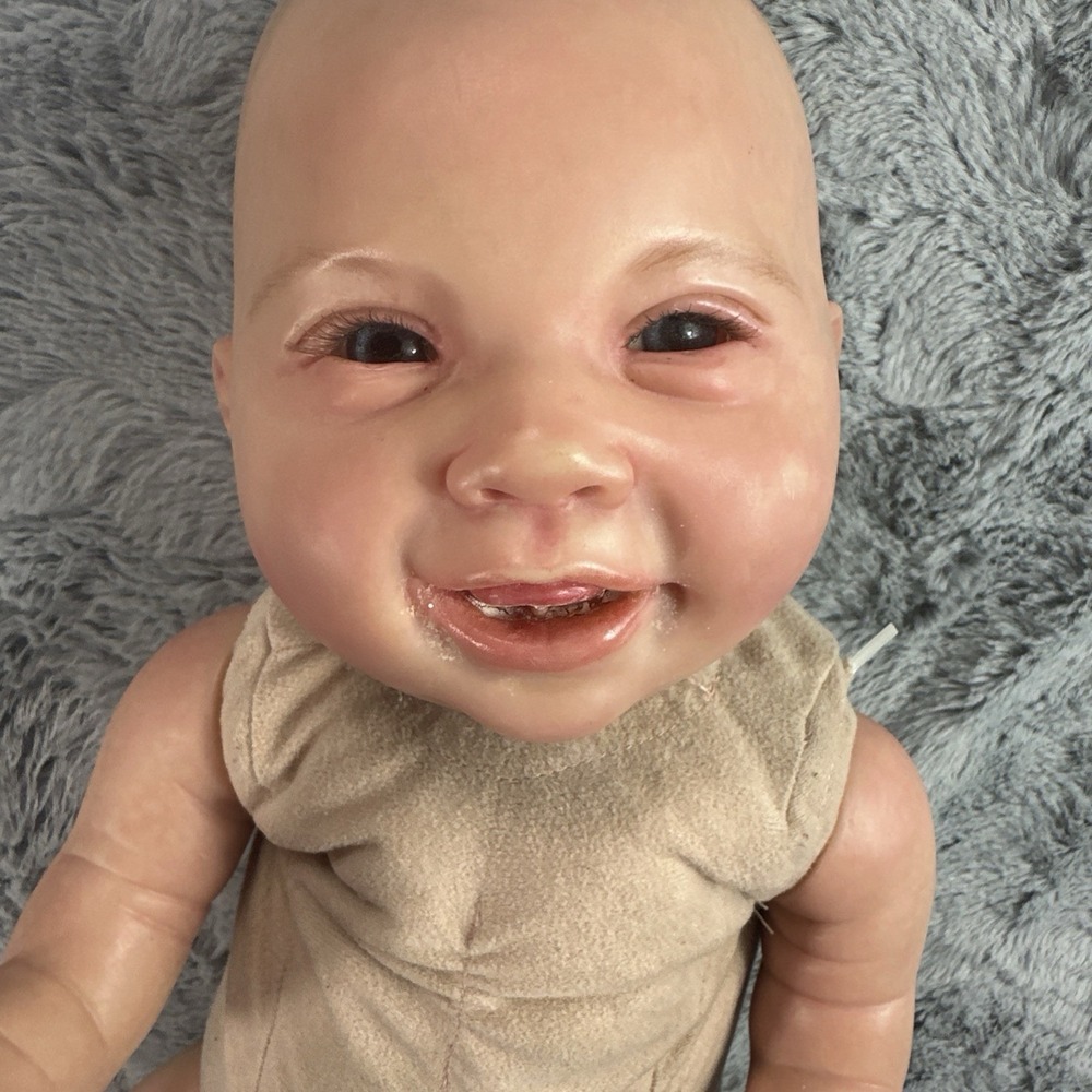 Reborn Baby Doll Aria by Ping Lao Handpainted Realistic weighted Vinyl Cloth - Picture 6 of 15